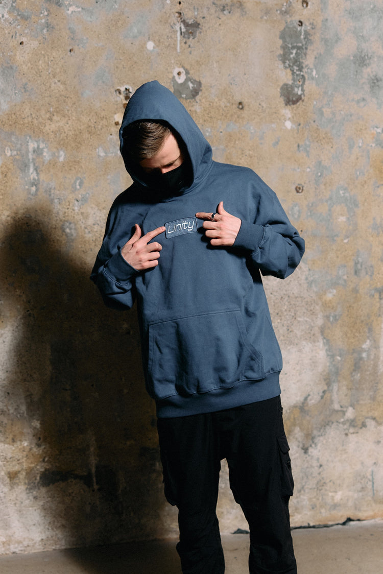 Unity Patch Hoodie / Blue