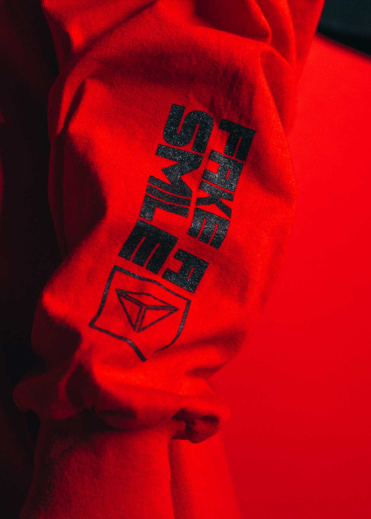 RED NEXUS L/S SHIRT Tee FAKE A SMILE 