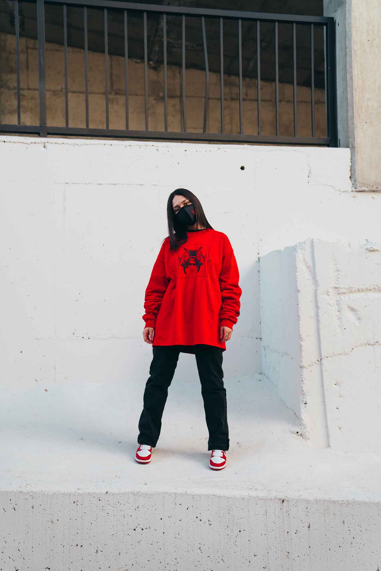 RED NEXUS L/S SHIRT Tee FAKE A SMILE 