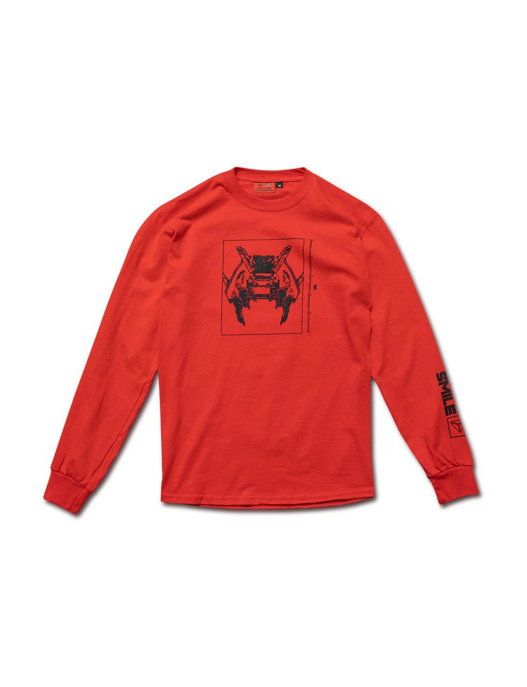 RED NEXUS L/S SHIRT Tee FAKE A SMILE 